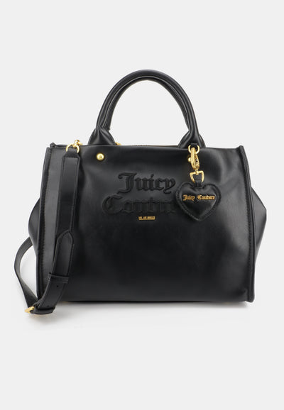 Borsa Shopper Media Iris Smooth in Ecopelle – Nero
