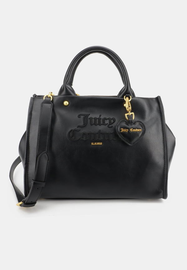 Borsa Shopper Media Iris Smooth in Ecopelle – Nero
