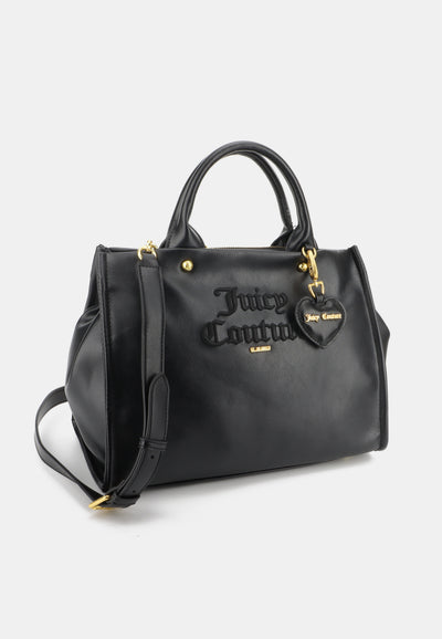 Borsa Shopper Media Iris Smooth in Ecopelle – Nero