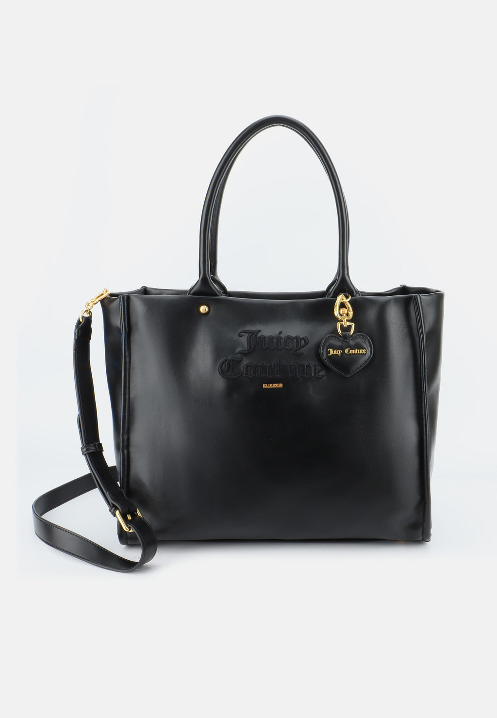 Borsa Shopper Grande Iris Smooth in Ecopelle – Nero