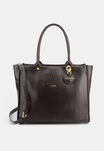 Borsa Shopper Grande Iris Smooth in Ecopelle – Marrone