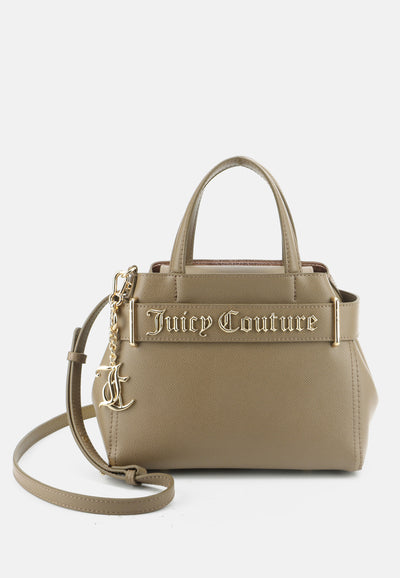 Borsa Piccola Jasmine in Ecopelle con Doppio Manico – Tortora