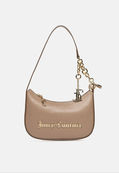 Borsa a Spalla Piccola Jasmine in Ecopelle Tortora.