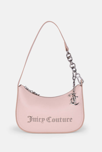 Borsa a spalla Jasmine Rosa Cipria in ecopelle