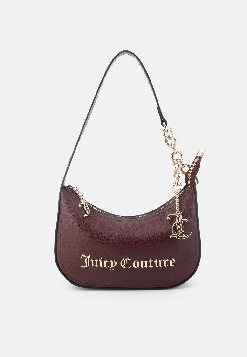 Borsa a Spalla Piccola Jasmine in Ecopelle Bordeaux.