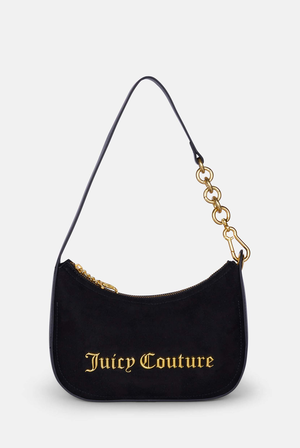 Borsa a spalla Jasmine Nero in camoscio