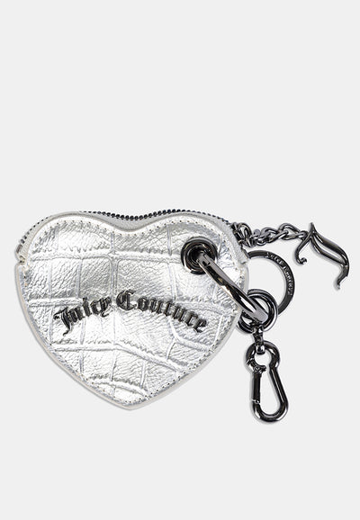 Portachiavi Juicy Couture a Cuore argento