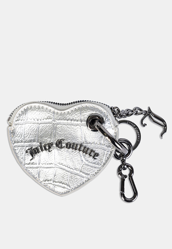 Portachiavi Juicy Couture a Cuore argento