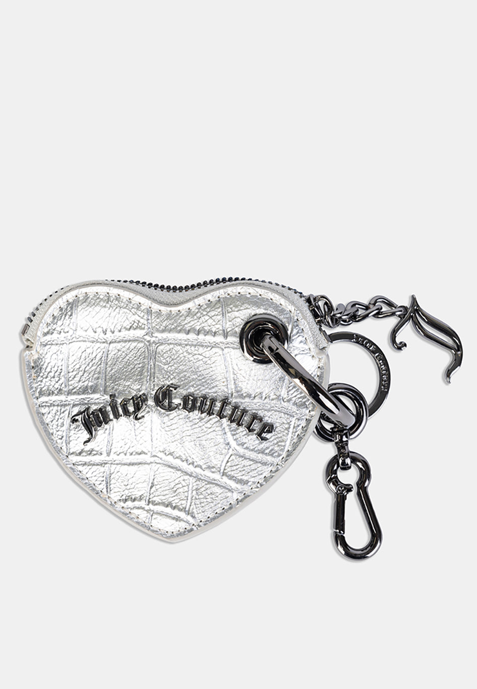 Portachiavi Juicy Couture a Cuore argento
