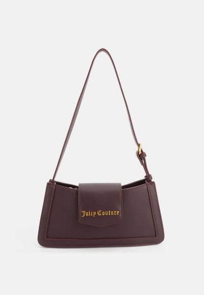 Borsa a Spalla Piccola Lily in Ecopelle – Bordeaux