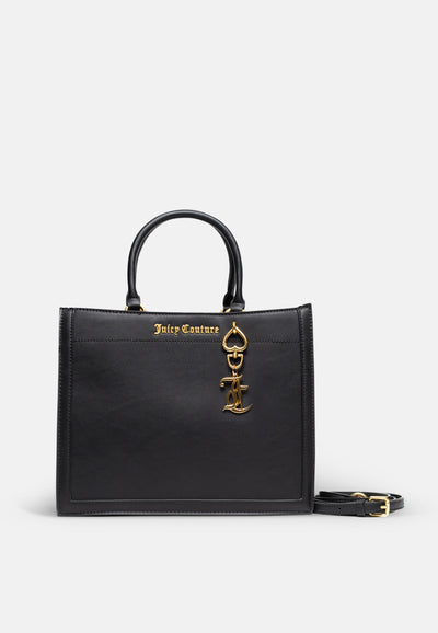 Borsa a mano Lily Nero in ecopelle