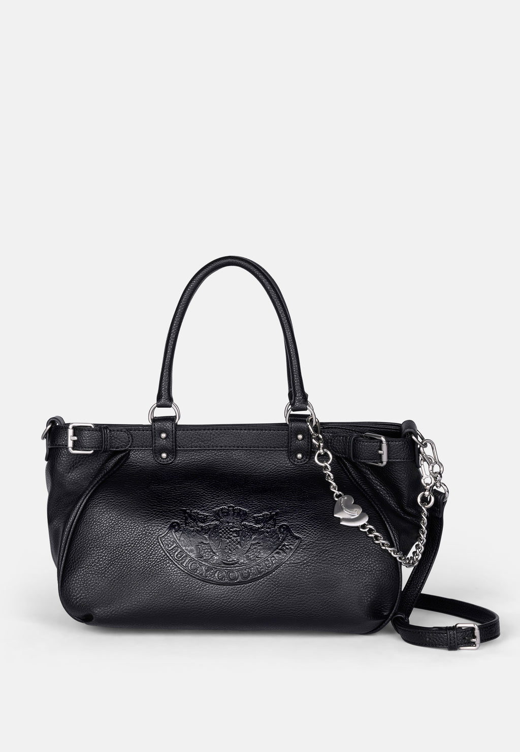 Borsa a Mano Grande Twig Narrative in Ecopelle con Doppio Manico – Nero