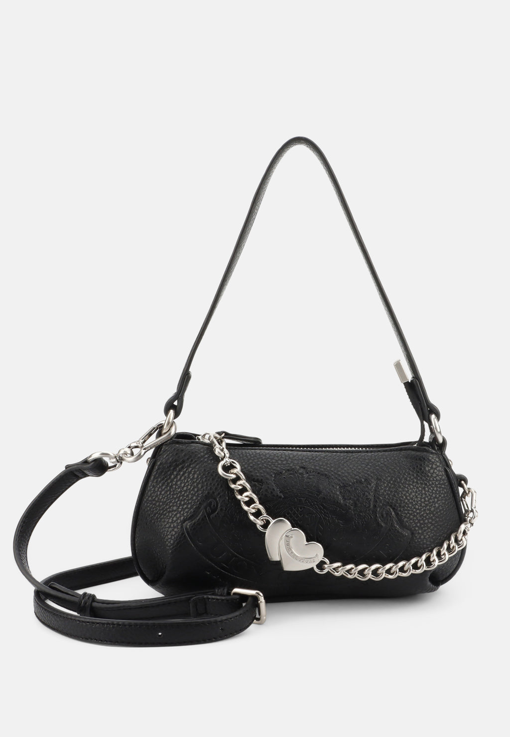 Borsa a spalla Twig Narrative in ecopelle con tracolla e catena colore Nero