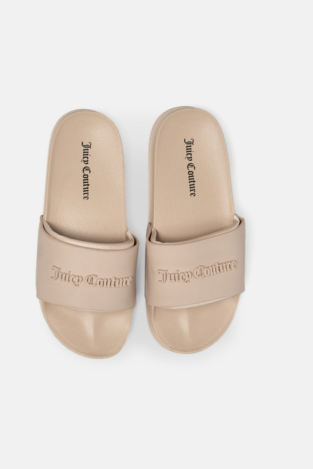 Ciabatta platform Breanna Beige sabbia con logo in rilievo