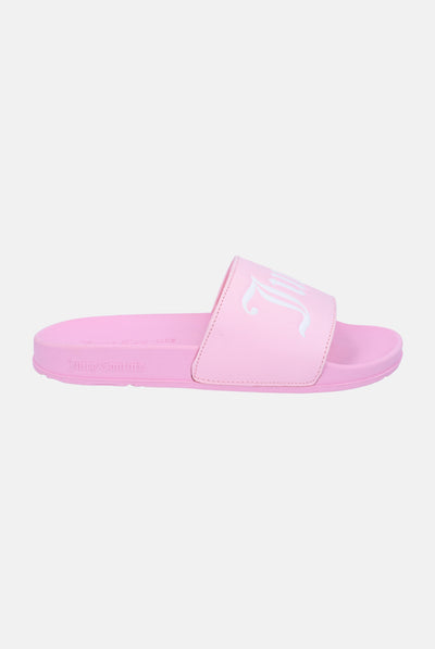 Ciabatta Patti Rosa brillante con logo
