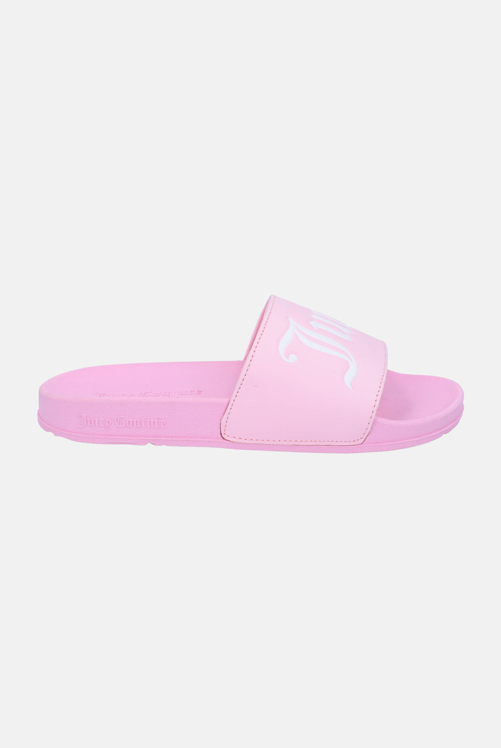 Ciabatta Patti Rosa brillante con logo