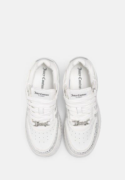 Sneaker Brooke con Strass Bianco