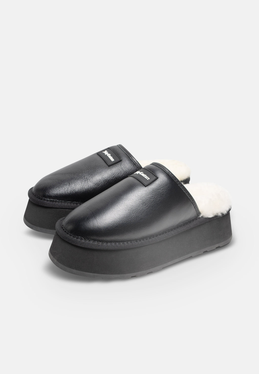 Pantofole Gaggie Clog in pelle Nero