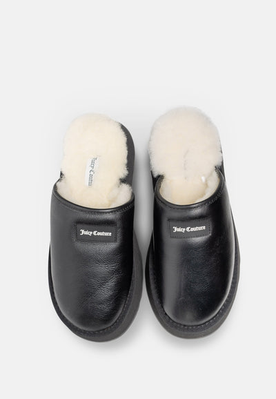 Pantofole Gaggie Clog in pelle Nero