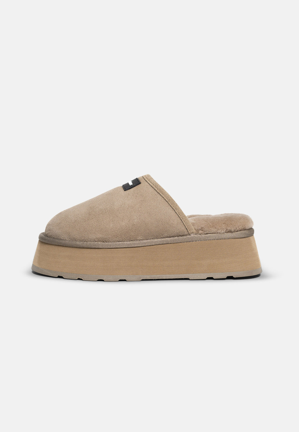 Pantofole Gaggie Clog in camoscio Beige