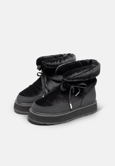 Stivali Imbottiti Tanyel Alpine in velour Nero