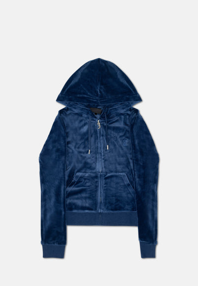 Felpa Robertson Blu Royal con cerniera