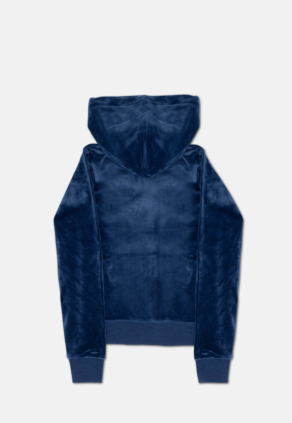 Felpa Robertson Blu Royal con cerniera