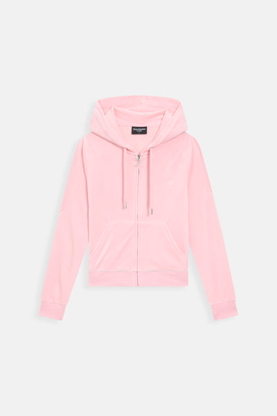Felpa Robertson Rosa Juicy con cerniera