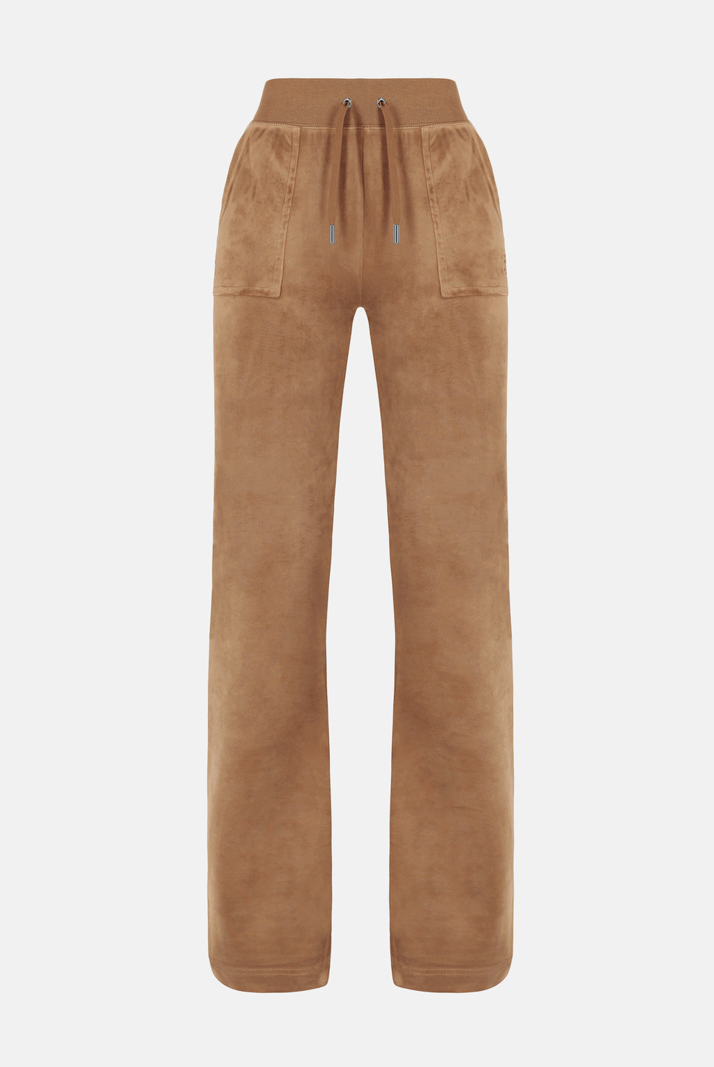 Pantaloni Del Ray Caramello a gamba dritta