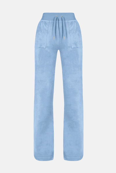 Pantaloni Del Ray Azzurro ghiaccio a gamba dritta