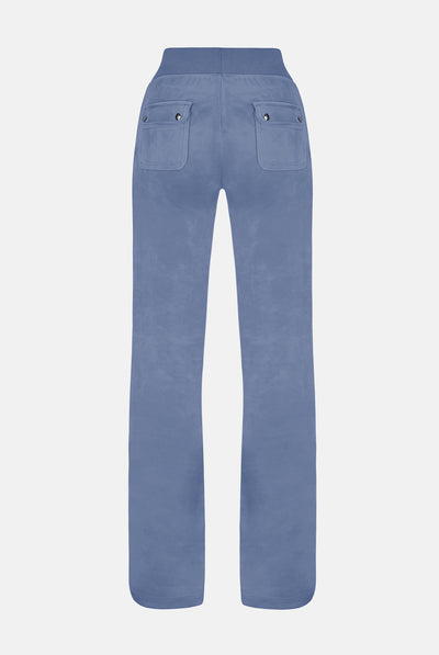 Pantaloni Del Ray Azzurro polvere a gamba dritta