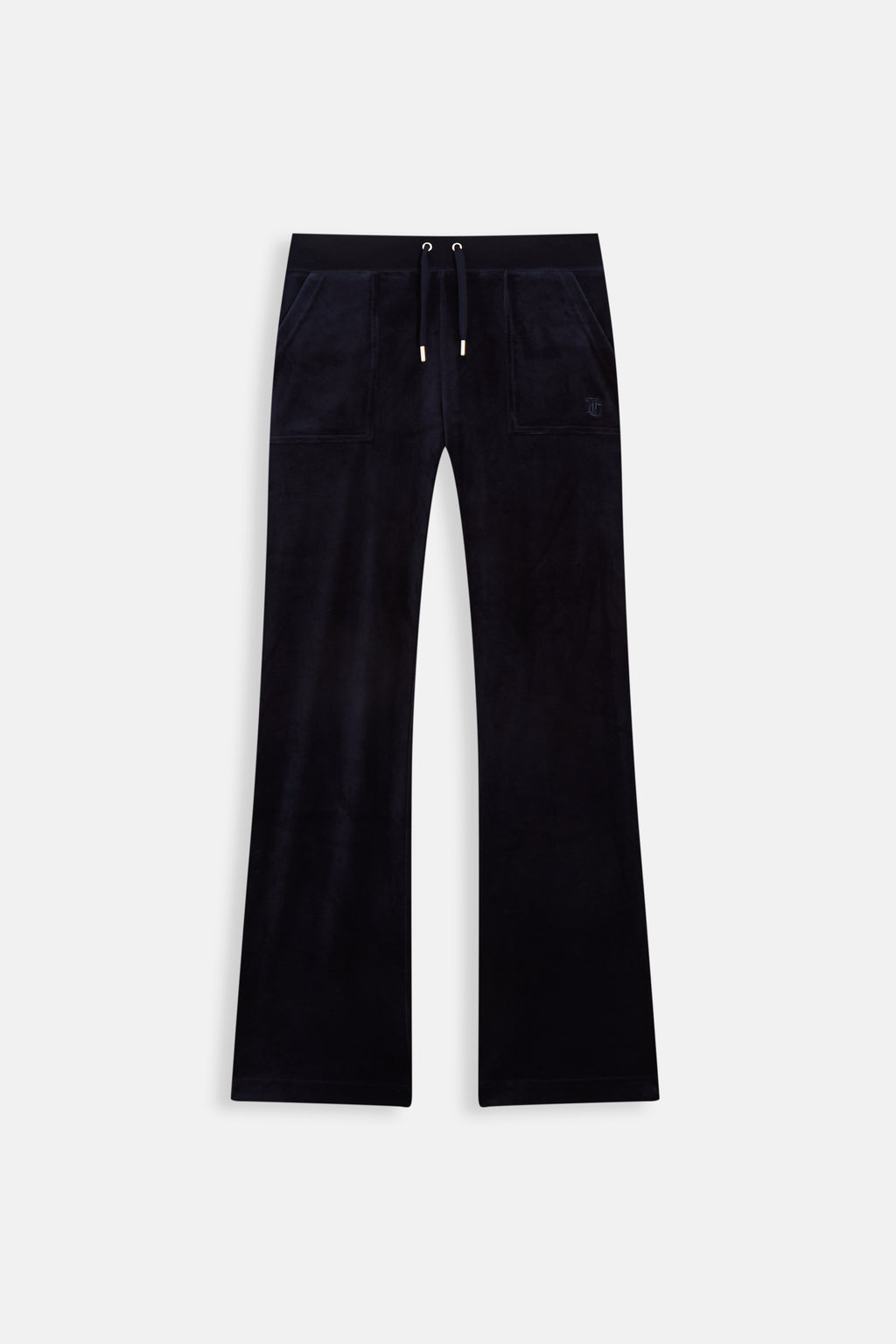 Pantaloni Del Ray Blu notte a gamba dritta
