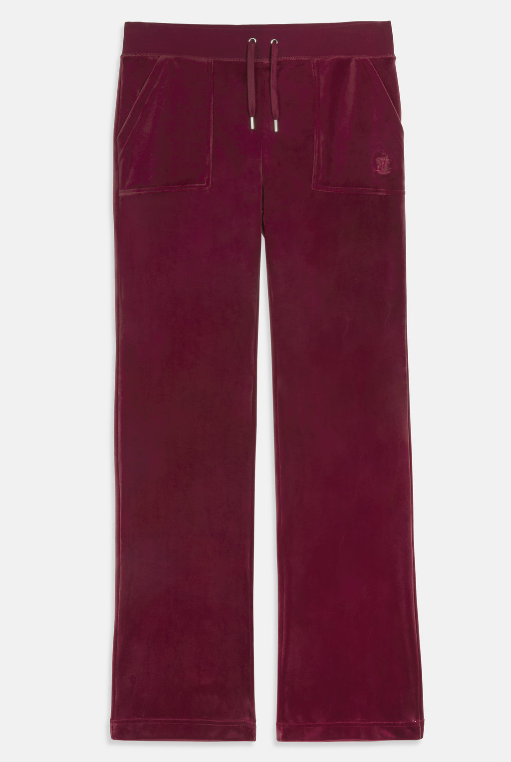 Pantaloni Del Ray Bordeaux a gamba dritta