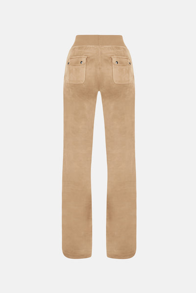 Pantaloni Del Ray Caramello dorato a gamba dritta
