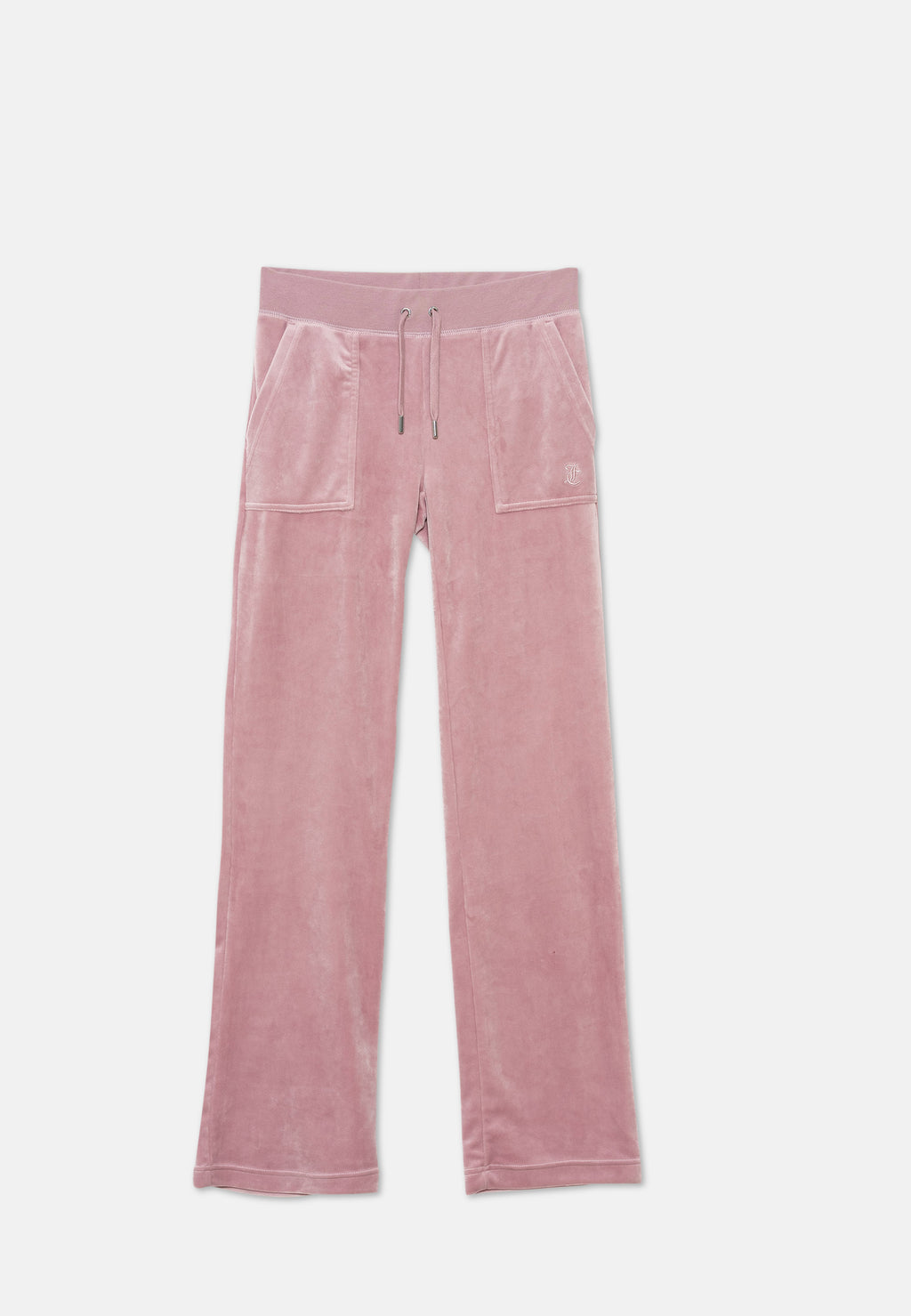 Pantaloni Del Ray Rosa Malva a gamba dritta