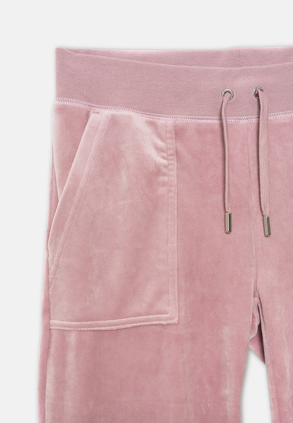 Pantaloni Del Ray Rosa Malva a gamba dritta