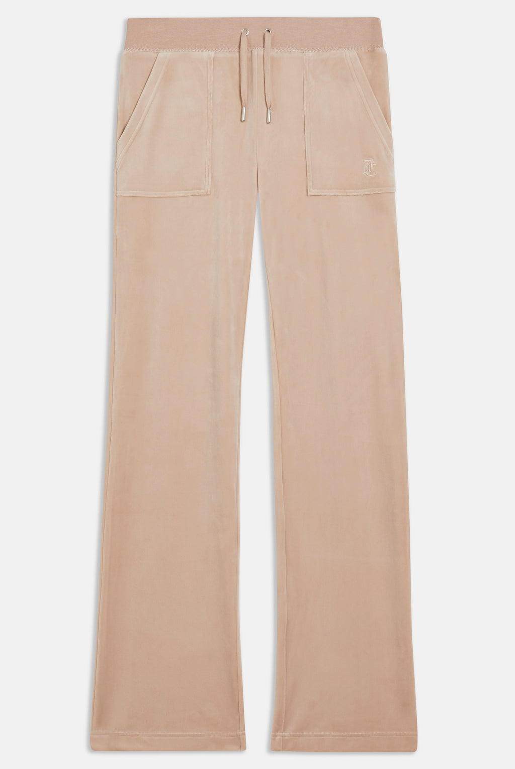 Pantaloni Del Ray Beige talpa a gamba dritta