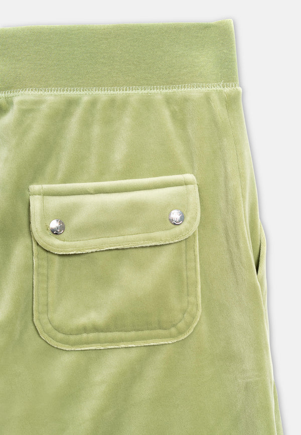 Pantaloni Del Ray Verde salvia a gamba dritta