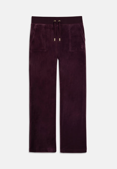 Pantalone Del Ray a gamba dritta Bordeaux