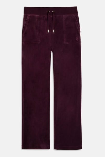 Pantalone Del Ray a gamba dritta Bordeaux