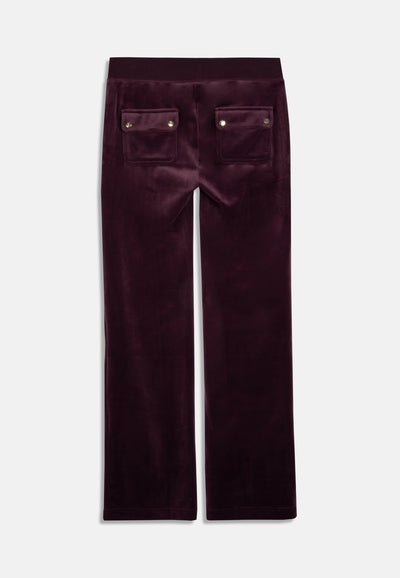 Pantalone Del Ray a gamba dritta Bordeaux