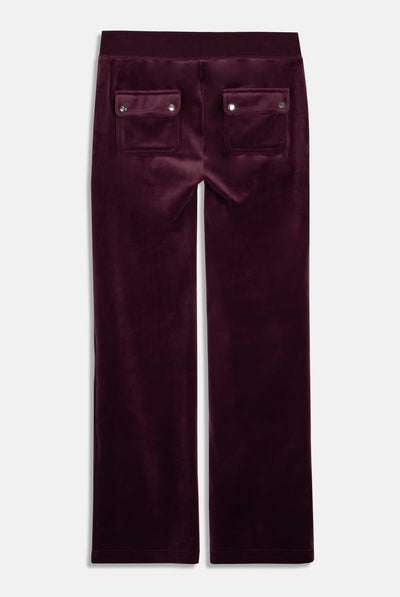 Pantalone Del Ray a gamba dritta Bordeaux