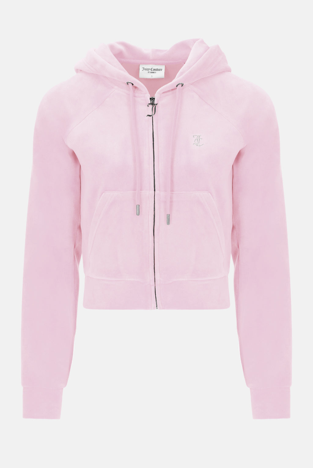 Felpa Madison Rosa ciliegio con logo strass