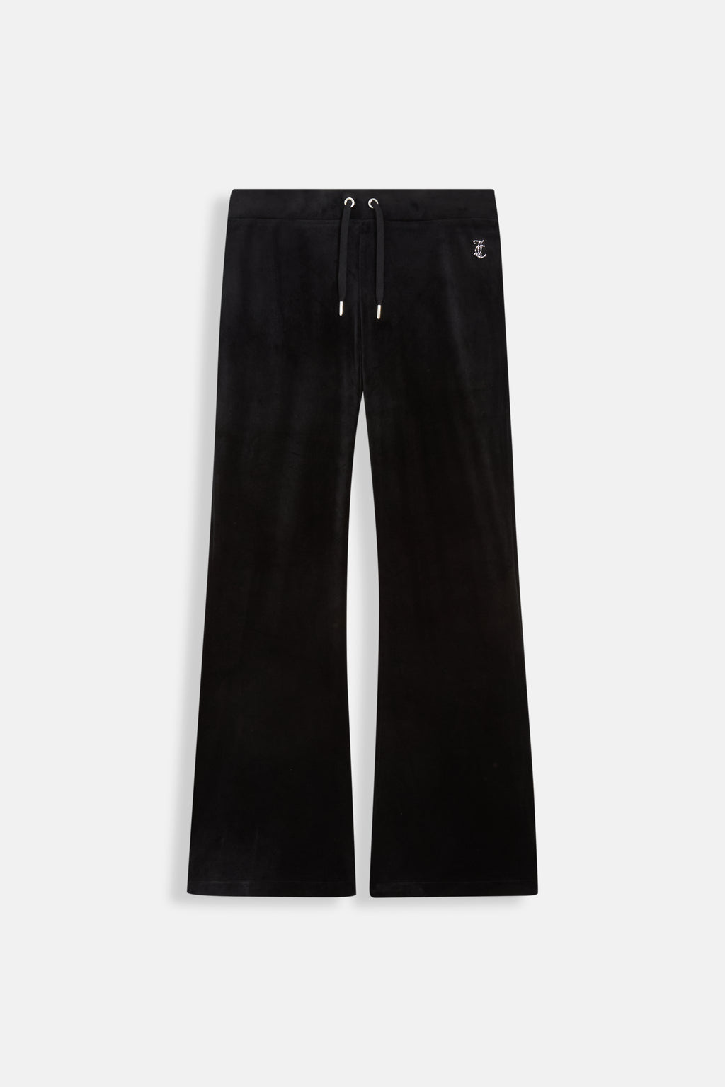 Pantaloni Christine Nero con logo strass sul retro
