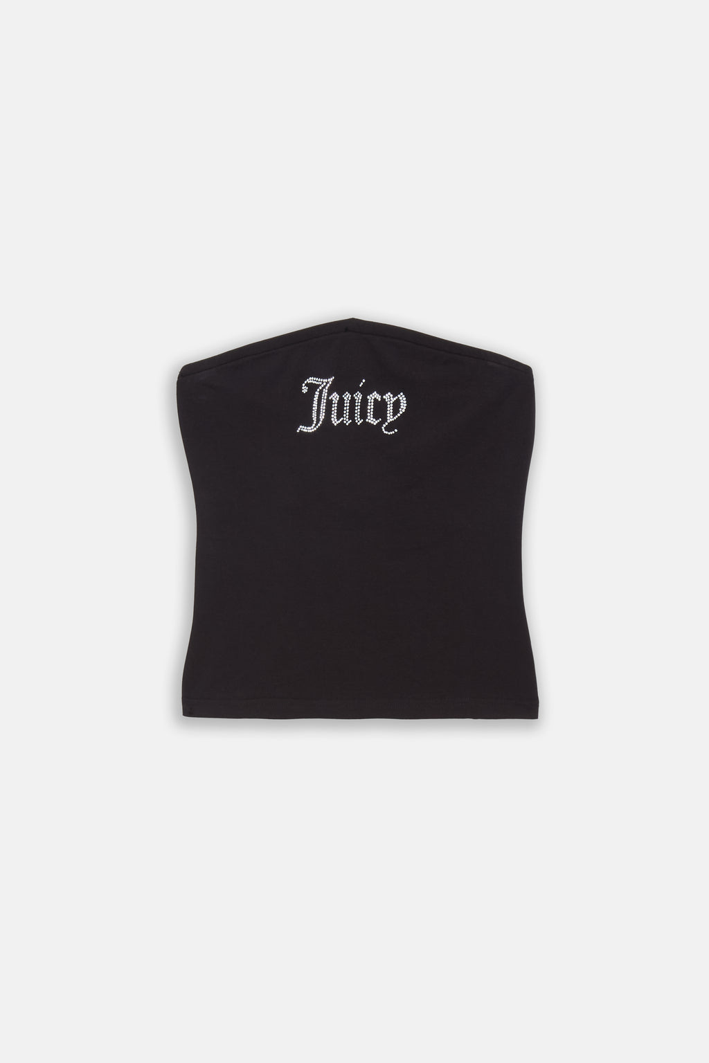 Top Babey Nero con logo strass