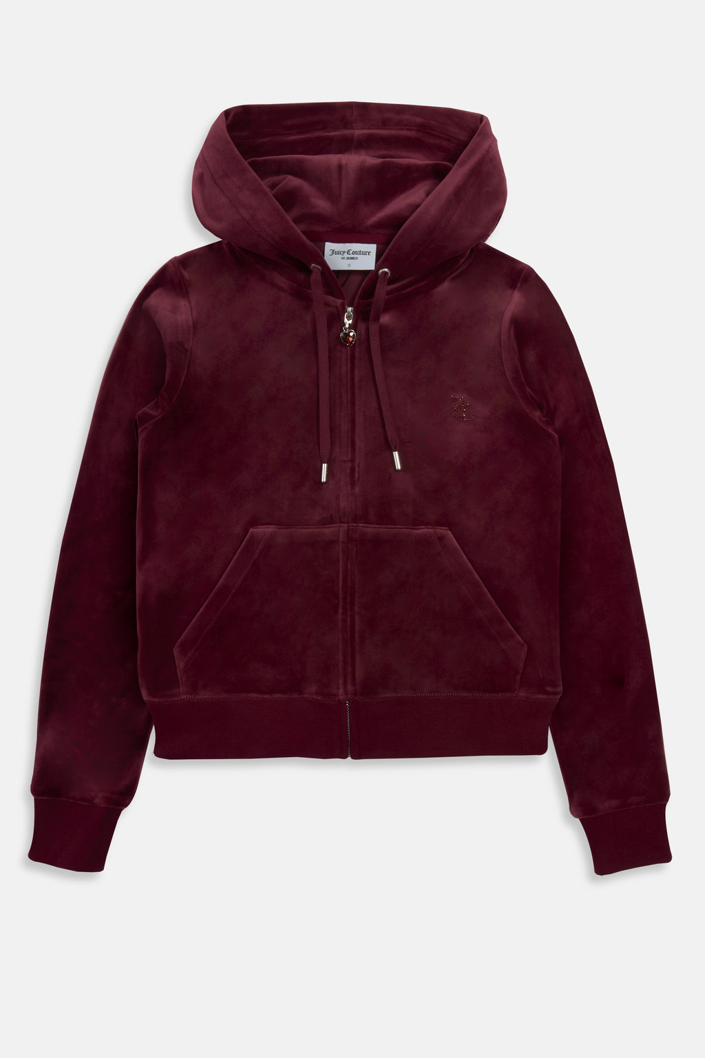 Felpa Jewel Bordeaux con logo strass