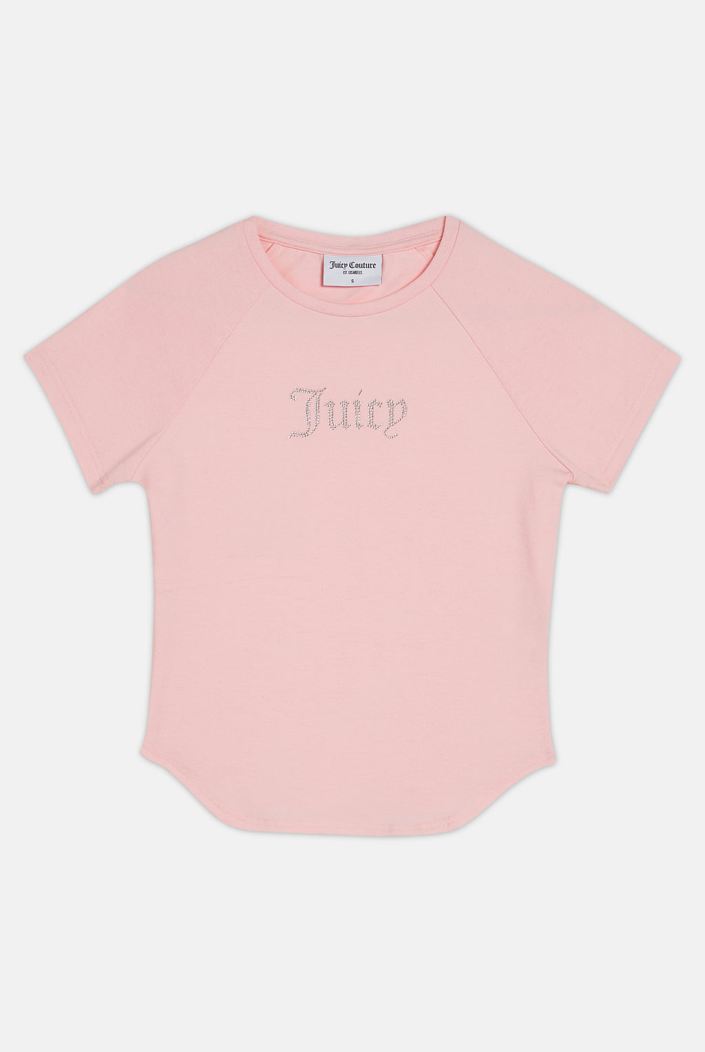 T-Shirt Digi Rosa ciliegio con logo strass