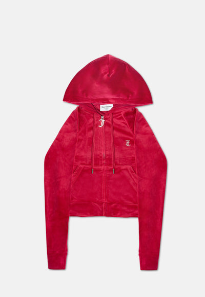 Felpa Madison Fuxia con logo strass