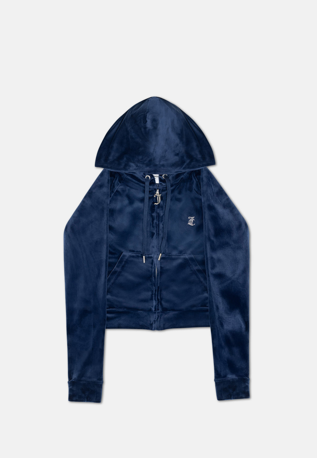Felpa Madison Blu Royal con logo strass