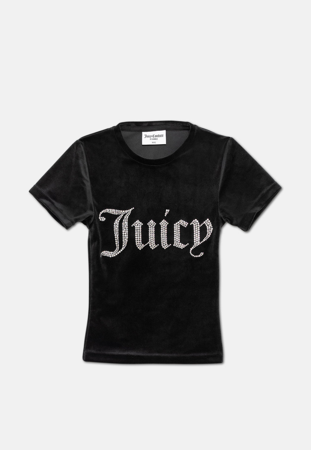 T-Shirt Taylor Nera con logo strass